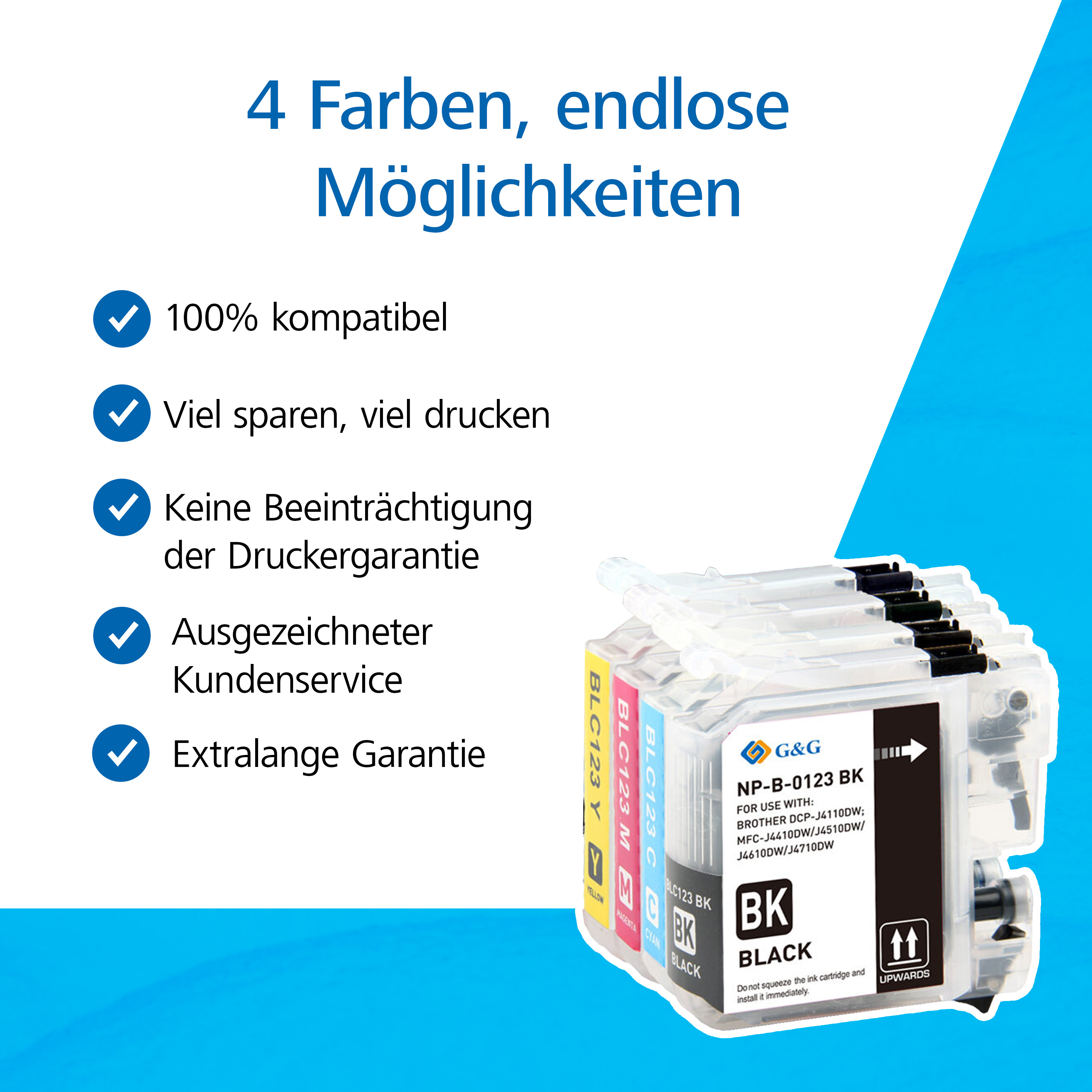 G&G Canon 570 - 571 Tintenpatronen - 5er-pack