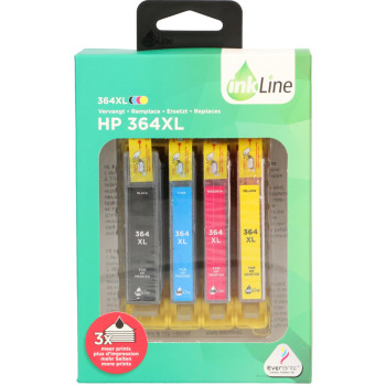 Inkline HP Cartouches d'Encre 364XL - 4 pack