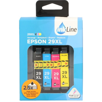 Inkline Epson 29XL Inktcartridges - 4-pack
